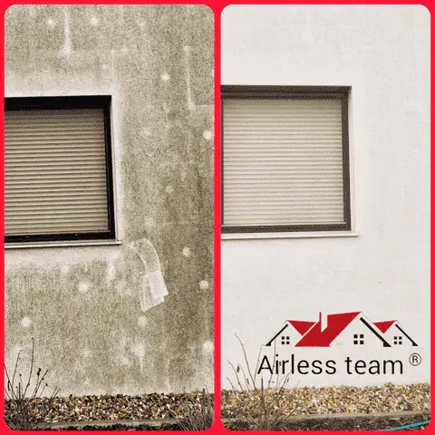 alt="Airless team - Professzionális homlokzattisztítás, magas hőfokon"