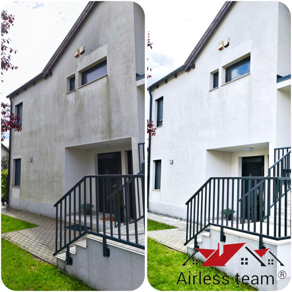 Homlokzat tisztítás 