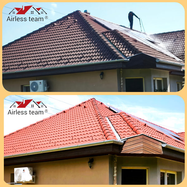 Cseréptető tisztítás