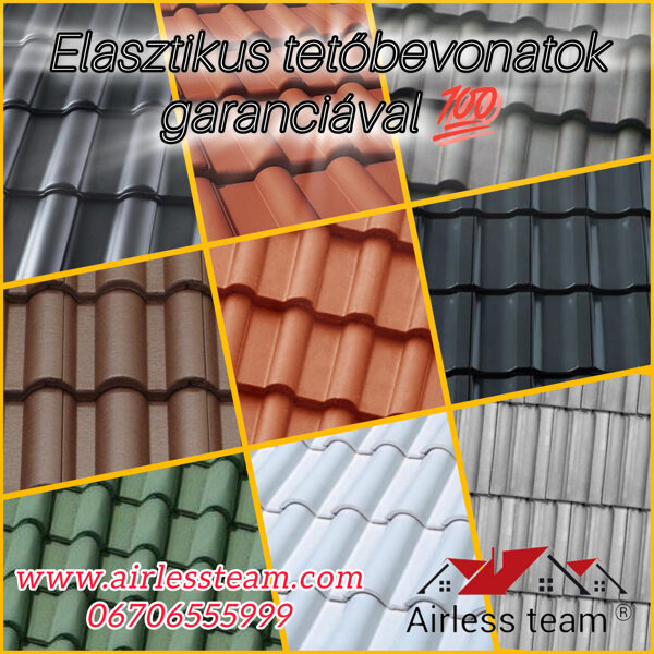Elasztikus tetőbevonatok