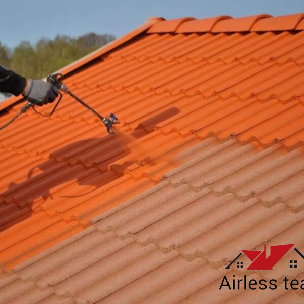 tetőcserép festése vörös