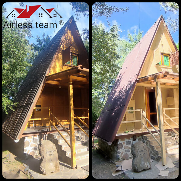 Alpesi faház elasztikus bevonatot 