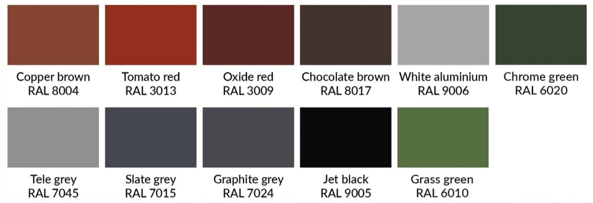 alt="Bekerfarb elasztikus tetőbevonat rendszer alapszínek"